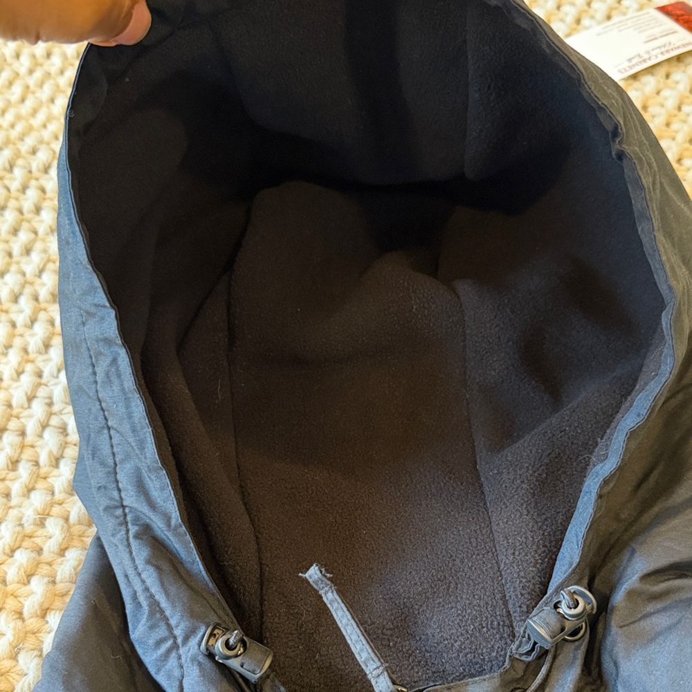 Men's Black Hooded Jacket - Picture 3 of 4